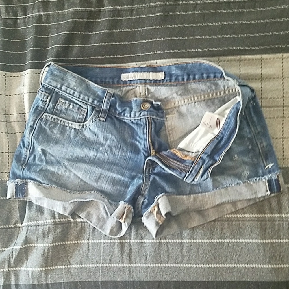 Denim shorts